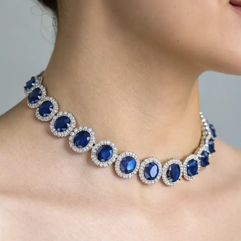 Sapphire Choker